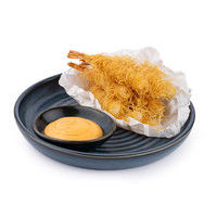 Kataifi tiger prawns with piquant sauce