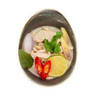 Tom Kha sriuba su vištų krūtinėlėmis ir Shimeji grybais